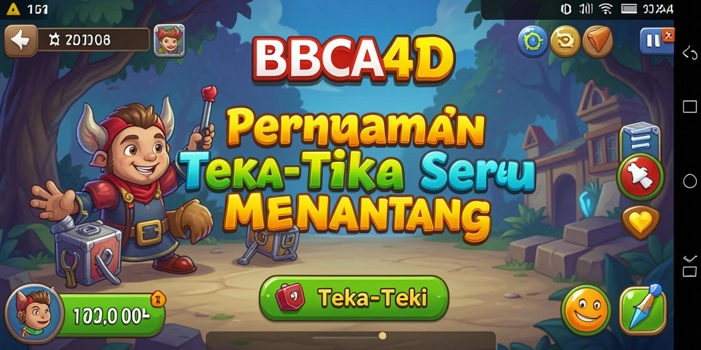 Antarmuka permainan Teka-Teki BBCA4D yang menarik dan interaktif.
