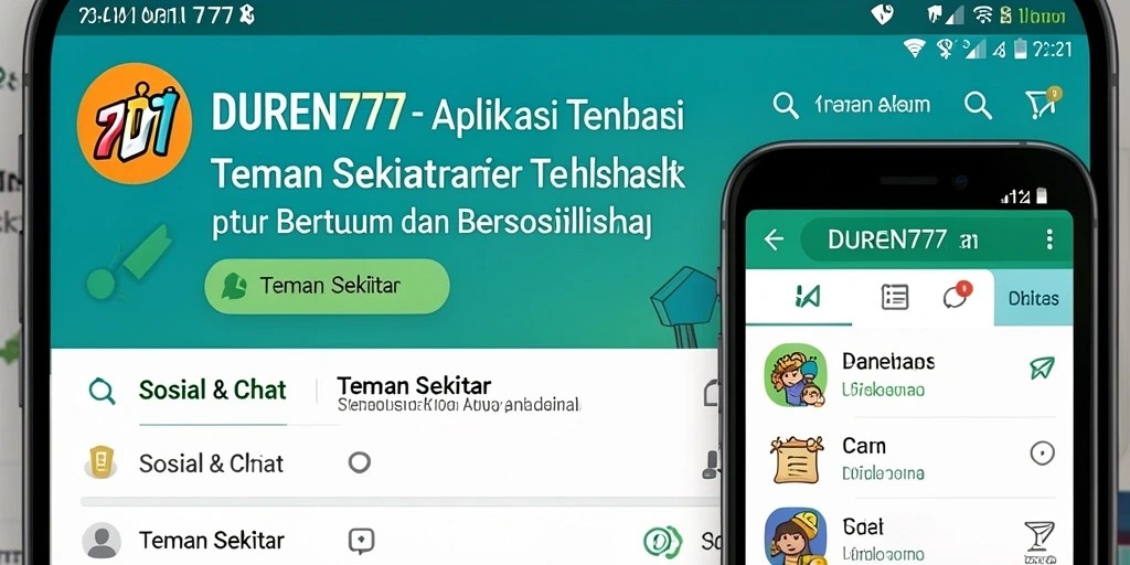 Antarmuka DUREN777 yang ramah pengguna untuk menemukan teman baru.