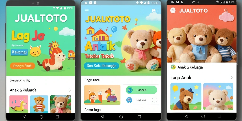 Antarmuka JUALTOTO yang menarik dengan fitur sing-along.