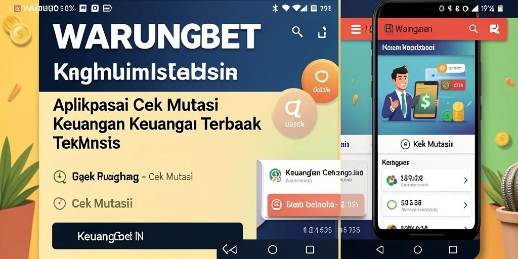 Tampilan antarmuka aplikasi Cek Mutasi WARUNGBET yang informatif.