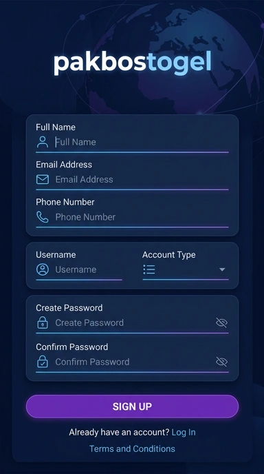 Bergabunglah dengan pakbostogel: Cara Daftar Akun